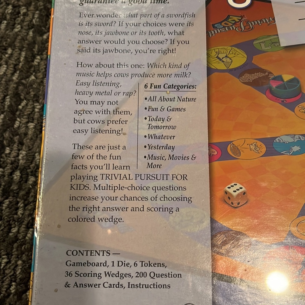 Trivia pursuit for kids - Picture 3 of 4